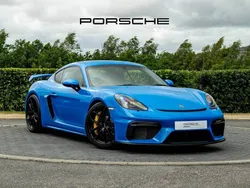 Shark blue Used 2022 Porsche 718 Cayman GT4 | £91,995