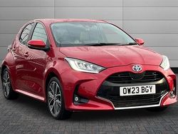 Red Used 2023 Toyota Yaris Hybrid Hatchback | £20,000 (A bit pricey)
