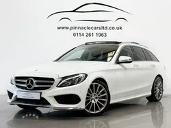 White Used 2016 Mercedes C220 AMG Line Premium Estate | £14,490 (A bit pricey)
