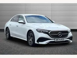 White Used 2024 Mercedes E200 AMG line Sedan | £49,250 (Fair price)