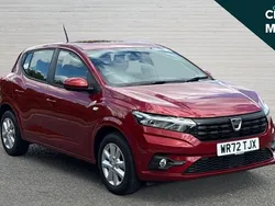 Red Used 2022 Dacia Sandero Comfort Hatchback | £10,392 (Fair price)