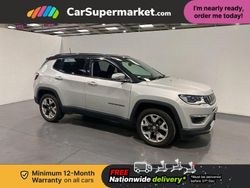 Silver/black Used 2021 Jeep Compass Limited SUV | £13,197 (Fair price)