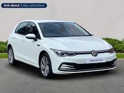 White Used 2023 VW Golf VIII Style Hatchback | £20,176 (Fair price)