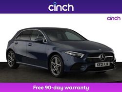 Blue Used 2021 Mercedes A250 AMG Line Premium Plus Hatchback | £21,549 (A bit pricey)