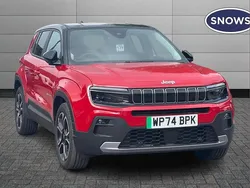 Red Used 2024 Jeep Avenger EV Summit SUV | £20,995