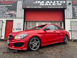 Red Used 2015 Mercedes CLA220 AMG Sedan | £9,995 (Fair price)