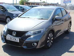 Grey Used 2015 Honda Civic SE Plus Hatchback | £7,999 (Fair price)