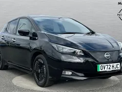 Black Used 2022 Nissan Leaf Tekna Hatchback | £11,676 (Fair price)