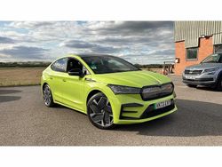 Green Used 2023 Skoda Enyaq iV vRS SUV | £30,450 (Fair price)