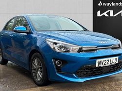 Blue Used 2022 Kia Rio 2 Hatchback | £15,195 (Fair price)