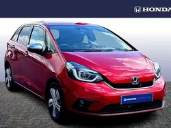 Crystal red Used 2020 Honda Jazz Hybrid Hatchback | £15,895 (Fair price)