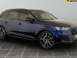 Blue Used 2022 Audi Q7 Black Edition SUV | £44,995 (Super price)