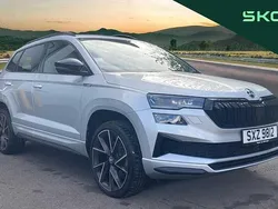 Brilliant silver metallic Used 2023 Skoda Karoq SportLine SUV | £25,584 (Fair price)