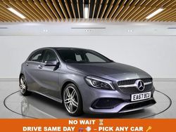 Grey Used 2017 Mercedes A180 AMG line Hatchback | £12,899 (Fair price)