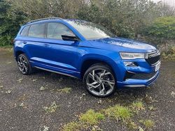 Blue Used 2024 Skoda Karoq SportLine SUV | £27,995 (Fair price)