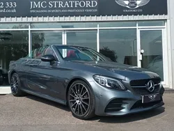 Grey Used 2021 Mercedes C220 AMG line Cabriolet | £26,850 (Expensive)
