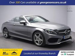 Grey Used 2018 Mercedes C220 AMG line Cabriolet | £16,500 (Fair price)
