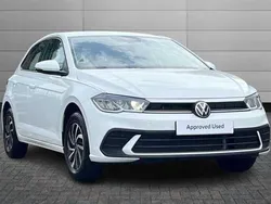 Pure white Used 2024 VW Polo Life Hatchback | £19,845 (Fair price)