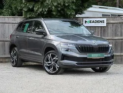 Graphite grey metallic Used 2024 Skoda Karoq SportLine SUV | £25,795 (Good price)