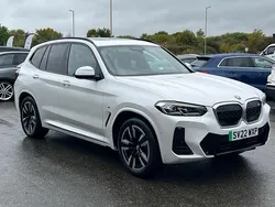 Mineral white metallic Used 2022 BMW iX3 M Sport SUV | £28,000 (Fair price)