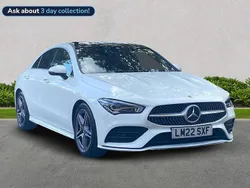 White Used 2022 Mercedes CLA180 AMG Line Premium Plus Sedan | £26,728 (A bit pricey)