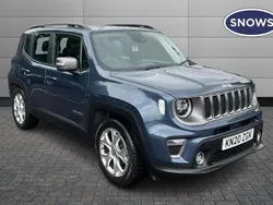 Blue Used 2020 Jeep Renegade Limited SUV | £13,017 (Fair price)