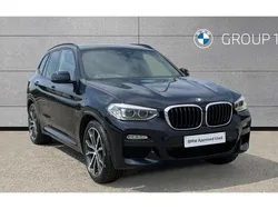 Carbon black Used 2018 BMW X3 M Sport SUV | £25,758 (Fair price)