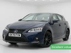Blue Used 2020 Lexus CT200h Hatchback | £15,495 (Good price)