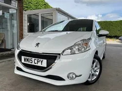 White Used 2015 Peugeot 208 Active Hatchback | £4,695 (Fair price)