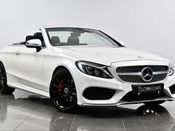 White Used 2017 Mercedes C250 AMG line Cabriolet | £17,995 (Fair price)