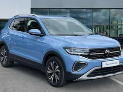 Clear blue metallic Used 2024 VW T-Cross Style SUV | £23,338 (A bit pricey)