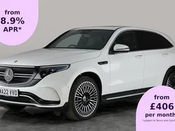 White Used 2022 Mercedes EQC400 AMG line SUV | £26,777 (Fair price)