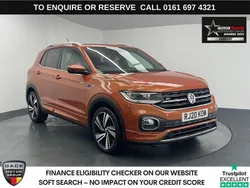 Orange Used 2020 VW T-Cross R-line SUV | £15,470 (Fair price)