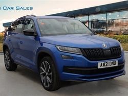 Blue Used 2021 Skoda Kodiaq SportLine SUV | £31,194 (Expensive)