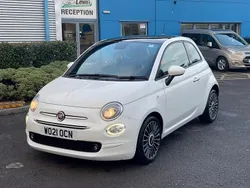 White Used 2021 Fiat 500 Launch Edition Hatchback | £8,795 (Fair price)