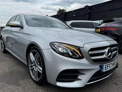 Silver Used 2017 Mercedes E220 AMG line Sedan | £12,399 (Fair price)