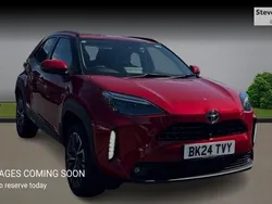 Red Used 2024 Toyota Yaris Hybrid Hatchback | £27,076