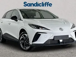 Solid arctic white New 2024 MG MG4 EV SE Hatchback | £18,989 (Fair price)