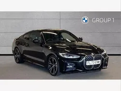 Black sapphire metallic paint Used 2023 BMW 420 M Sport Coupe | £30,850 (Good price)
