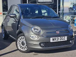 Grey Used 2021 Fiat 500 Lounge Hatchback | £8,995 (Fair price)