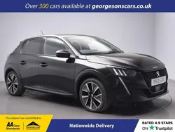 Black Used 2021 Peugeot e-208 GT Hatchback | £11,800 (Fair price)