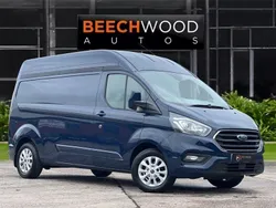 Blue Used 2019 Ford Transit Custom Limited Van | £11,000 (Good price)
