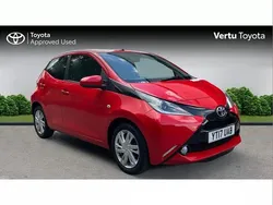 Red Used 2017 Toyota Aygo x-press Hatchback | £7,265 (Fair price)