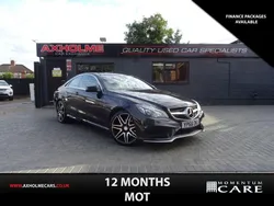 Black Used 2016 Mercedes E350 AMG line Coupe | £8,995 (Good price)