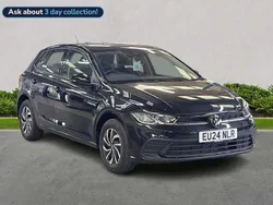Black New 2024 VW Polo Life Hatchback | £20,390 (Fair price)
