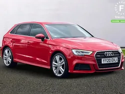 Red Used 2020 Audi A3 S-Line Hatchback | £16,899 (Fair price)