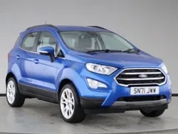 Blue Used 2021 Ford Ecosport Titanium SUV | £10,000 (Good price)
