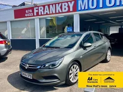Grey Used 2016 Vauxhall Astra Design Edition Hatchback | £6,695 (Fair price)