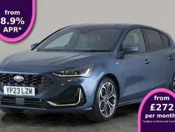 Blue Used 2022 Ford Focus ST-Line Hatchback | £18,953 (Fair price)