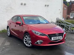 Red Used 2015 Mazda 3 Inclusive Sedan | £7,695 (Fair price)